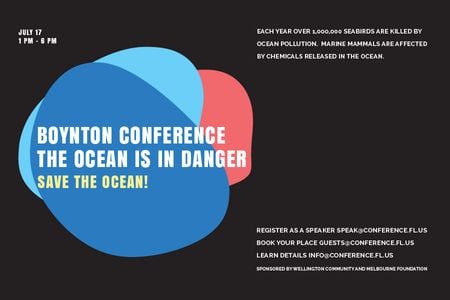 Boynton conference the ocean is in danger Gift Certificate – шаблон для дизайна