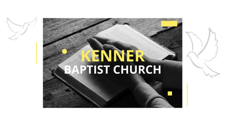 Baptist Church with Prayer Youtube Design Template