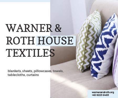 Szablon projektu Warner & Roth House Textiles Large Rectangle