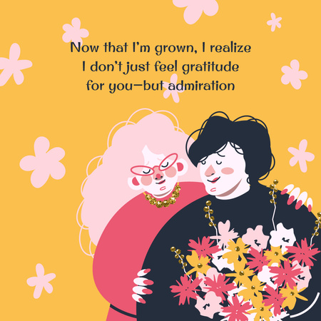 Platilla de diseño Mother's Day Holiday Greeting Instagram