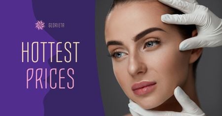 Modèle de visuel Natural lifting Offer with Woman Face - Facebook AD