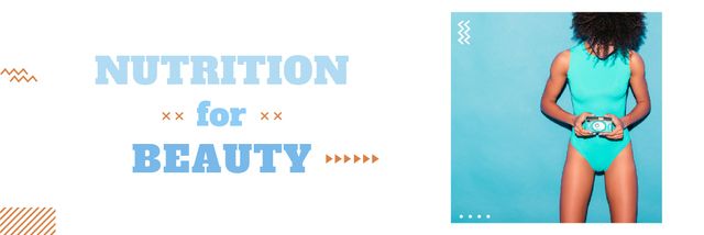 Nutrition for Beauty Email header – шаблон для дизайну
