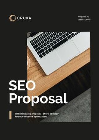 SEO services for Business Proposalデザインテンプレート