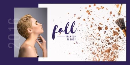 Fall Makeup Trends Offer Image Design Template