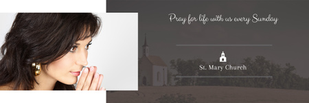 St. Mary Church Twitter Design Template