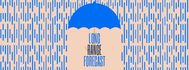 Ontwerpsjabloon van Facebook Video cover van Long Range Forecast
