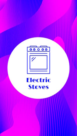 Appliances and Electronics store icons Instagram Highlight Cover Modelo de Design
