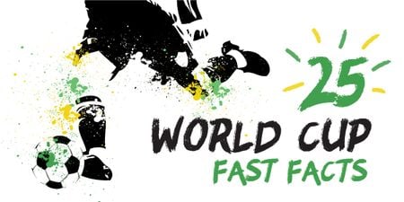 25 World cup fast facts Image tervezősablon