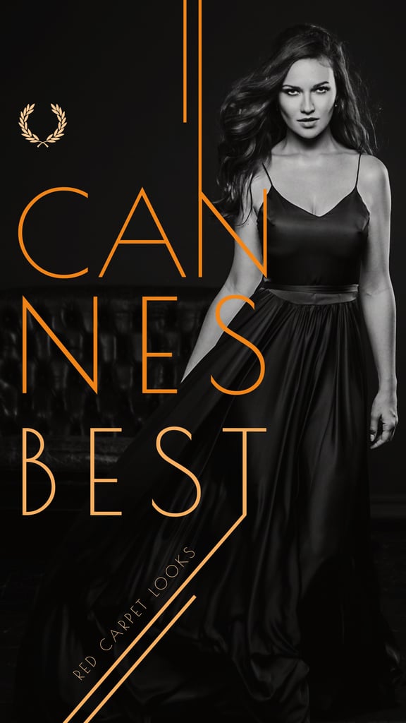 Designvorlage Cannes Film Festival poster für Instagram Story