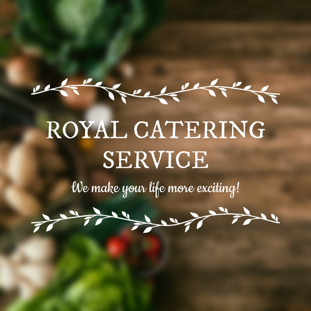 Plantilla de diseño de Catering Service Advertisement Instagram 