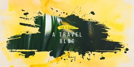旅行ブログの始まりに関するアドバイス Imageデザインテンプレート