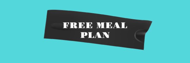 Fitness Meal plan promotion Email header tervezősablon