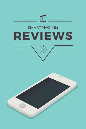 Smartphones reviews Ad Pinterest – шаблон для дизайна