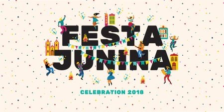 Festa Junina party Image Design Template