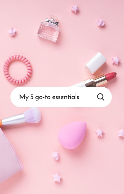 Makeup products promotion IGTV Coverデザインテンプレート