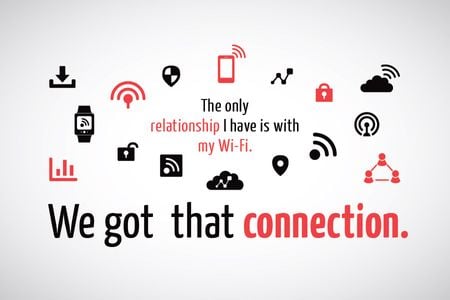 Wi-fi connection icons Gift Certificate – шаблон для дизайна