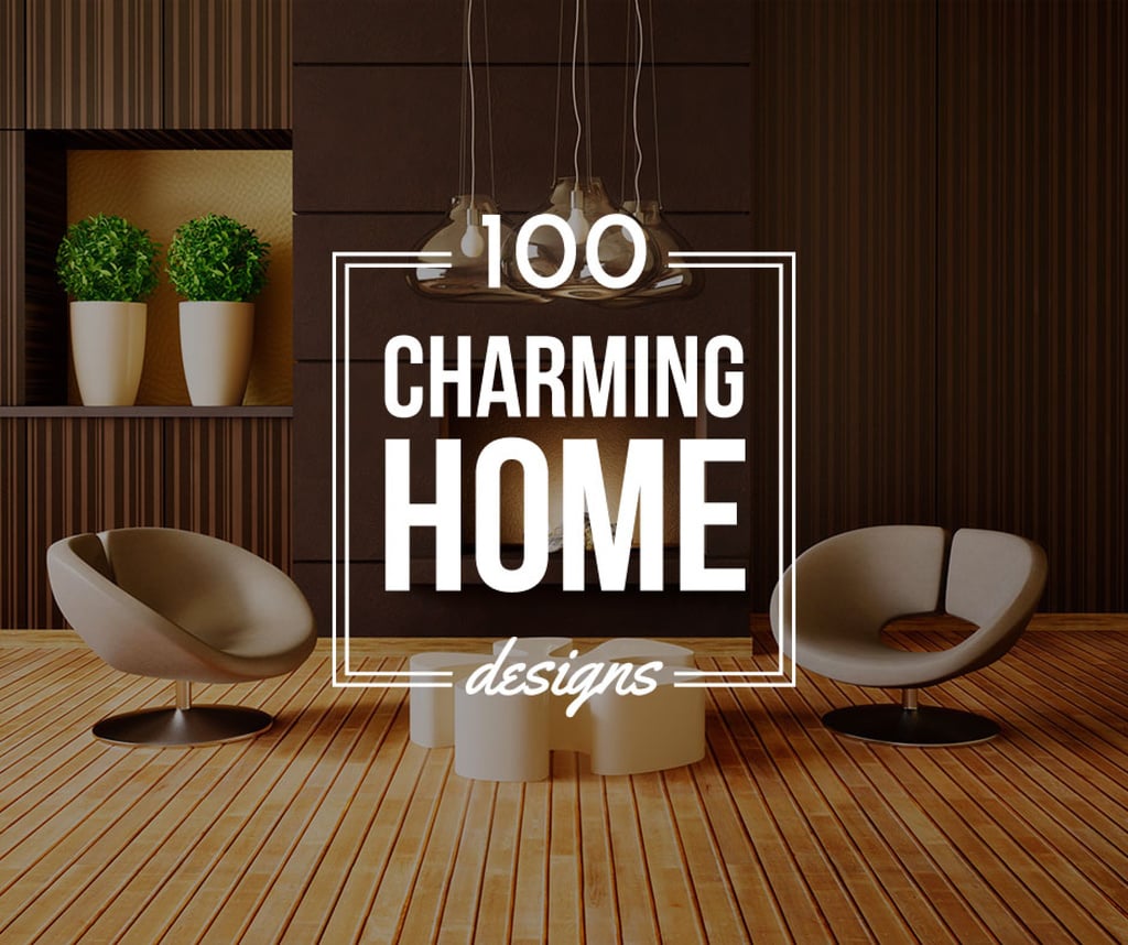 Home decor design with modern furniture Facebook – шаблон для дизайна