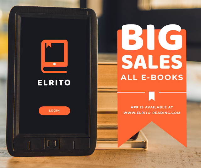 Gadgets Store E-books Sale Facebook – шаблон для дизайна