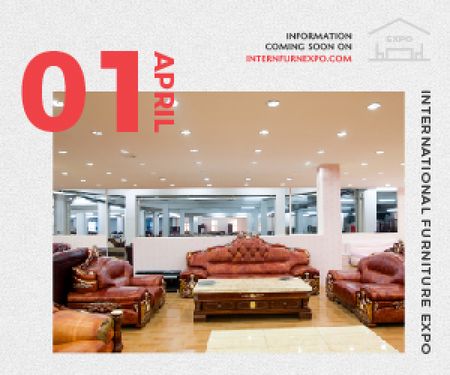 International Furniture Expo Medium Rectangle – шаблон для дизайну