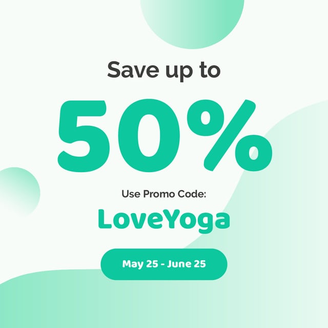 Template di design Special Yoga Discount Instagram AD