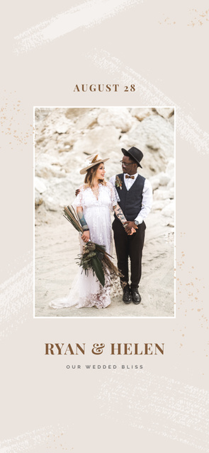 Template di design Stylish Wedding couple celebrating Snapchat Moment Filter