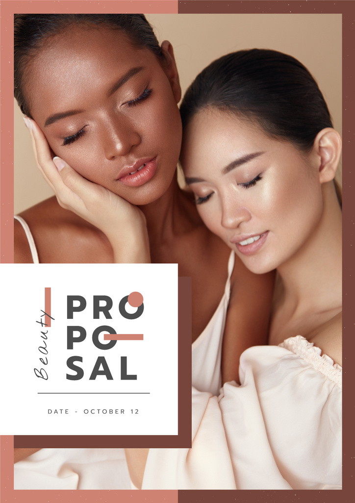 Skincare Products offer Proposal – шаблон для дизайна