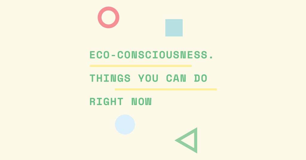 Eco-consciousness concept Facebook AD Design Template