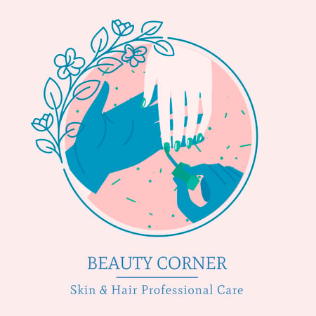 Professional beauty care Offer Animated Post Šablona návrhu