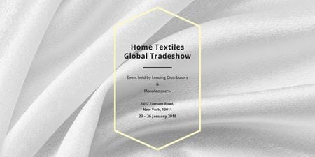 Szablon projektu Home textiles global tradeshow Twitter