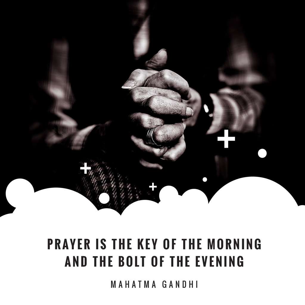 Template di design Religion citation about prayer Instagram
