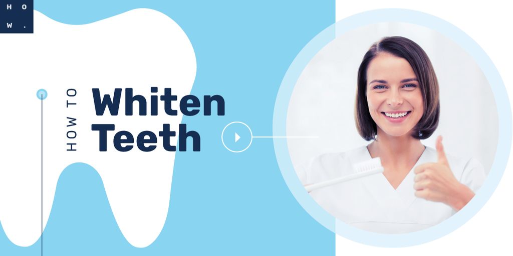Designvorlage Teeth Whitening Guide für Image
