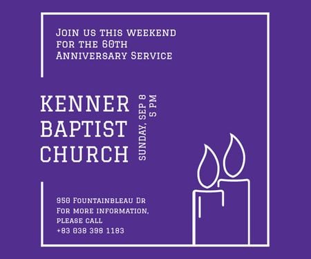 Kenner Baptist Church  Large Rectangle – шаблон для дизайну