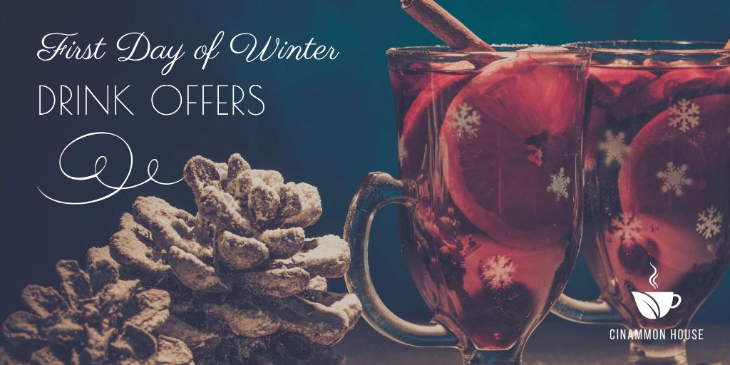 Ontwerpsjabloon van Twitter van First day of winter offers