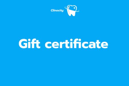 Designvorlage Dentist Services Offer für Gift Certificate