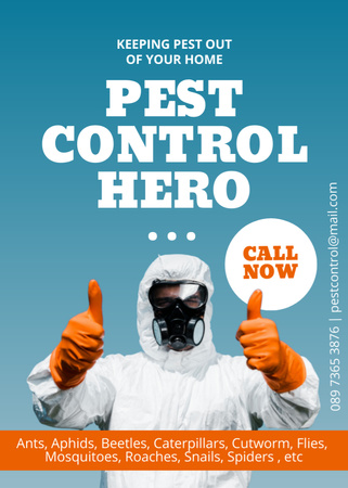 Pest Control Services Offer Flayer Design Template