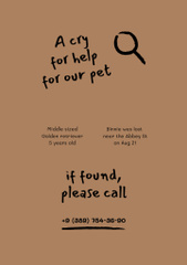 Pet Adoption Ad with Dog