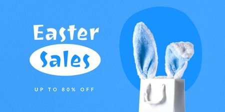 Easter Holiday Sale Announcement Twitter Πρότυπο σχεδίασης