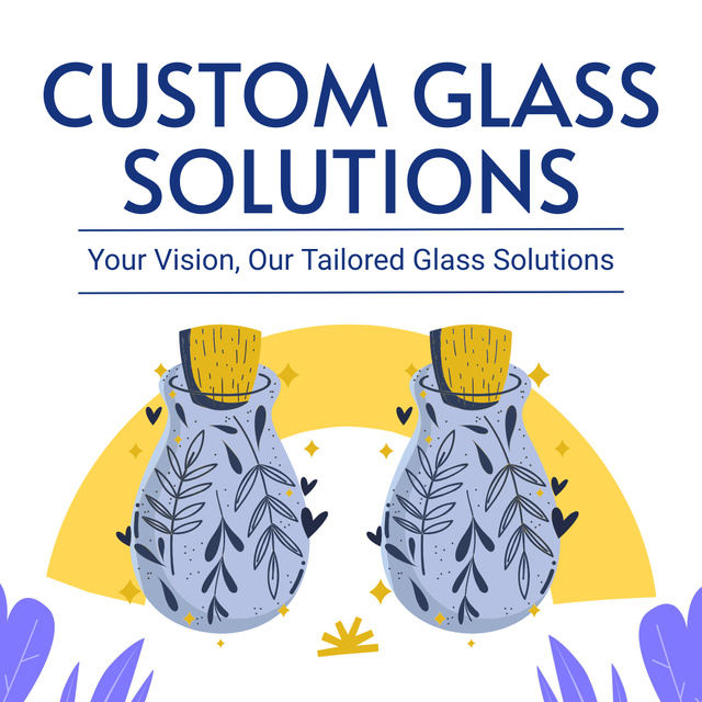 Plantilla de diseño de Custom Glass Solutions for Interior Animated Post 