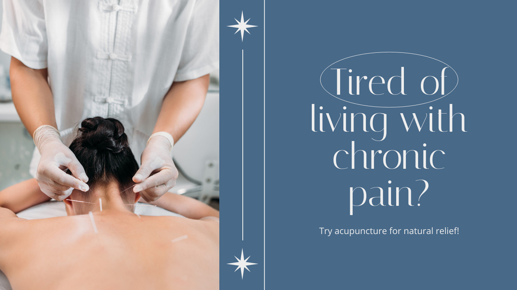 Acupuncture Treatment For Chronic Pain Youtube Thumbnail tervezősablon