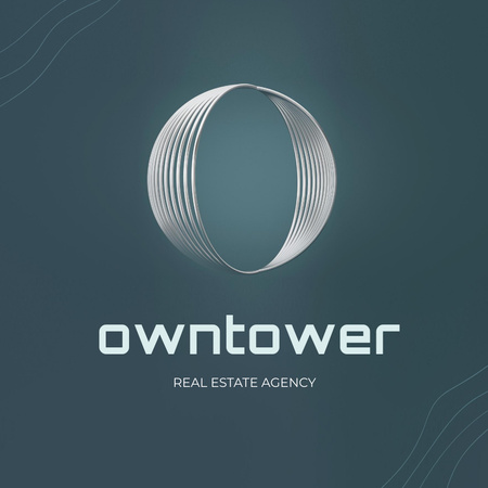 Plantilla de diseño de Real Estate Agency Services Offer Logo 