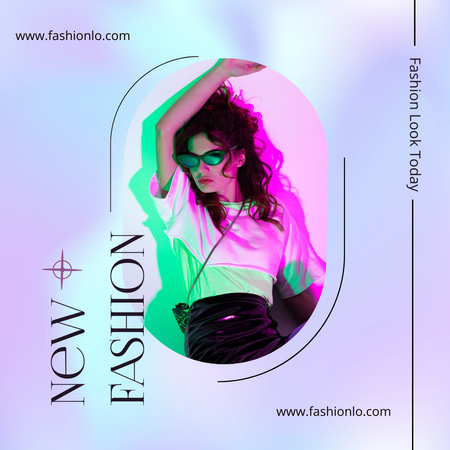 Fashion Look Idea for New Clothing Sale Ad Instagram Design Template