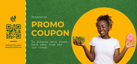 Specialized Provision of Nutritionist Services Coupon Din Large Design Template