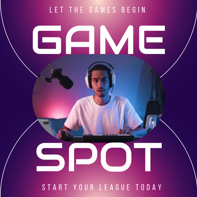 Game Spot Community Ad Animated Post Design Template