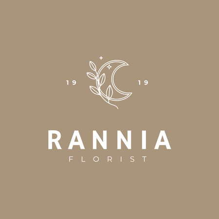 Florist Services Offer Logo Design Template
