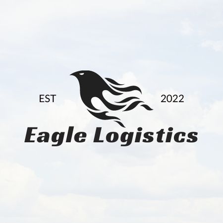 Designvorlage Company Emblem with Eagle für Logo
