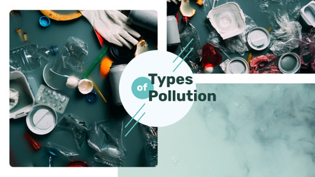 Different Types of Garbage for Planet Cleaning Awareness Youtube Design Template