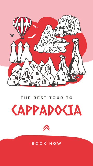 Cappadocia travelling spots Instagram Story Design Template