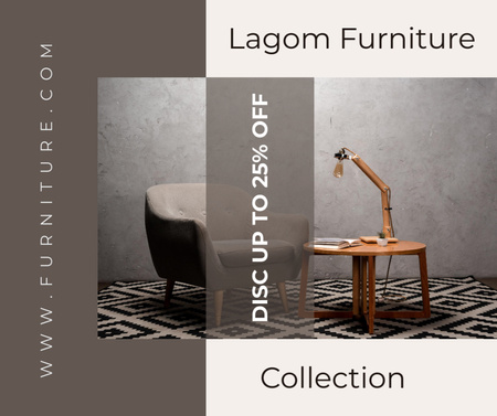 Modèle de visuel New Furniture Collection - Facebook