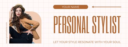 Personal Consultant in Styling Facebook cover Design Template