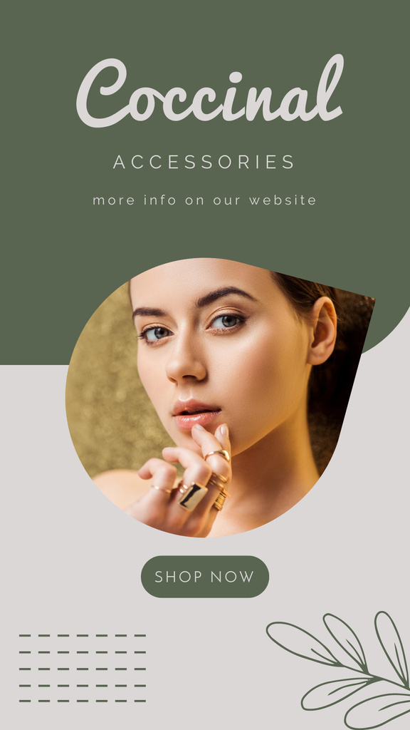 Plantilla de diseño de Accessories for Woman Instagram Story 